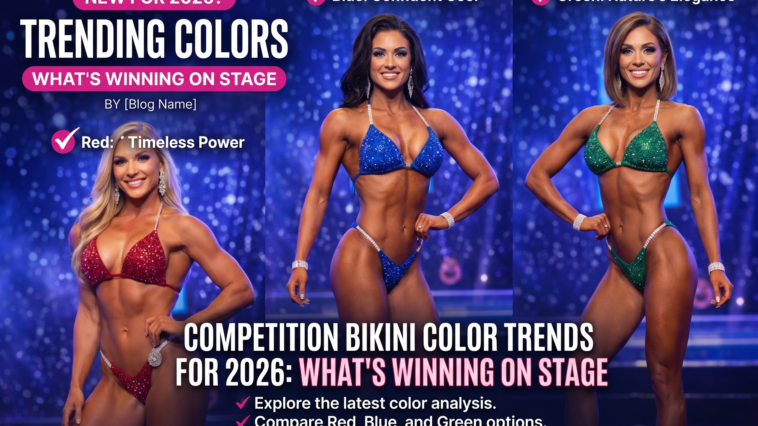 Competition Bikini Color Trends for 2026: What's Winning on Stage