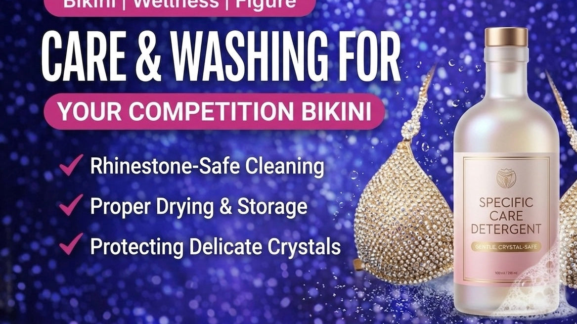 How to Wash & Care for Competition Bikini (Rhinestones Safe)