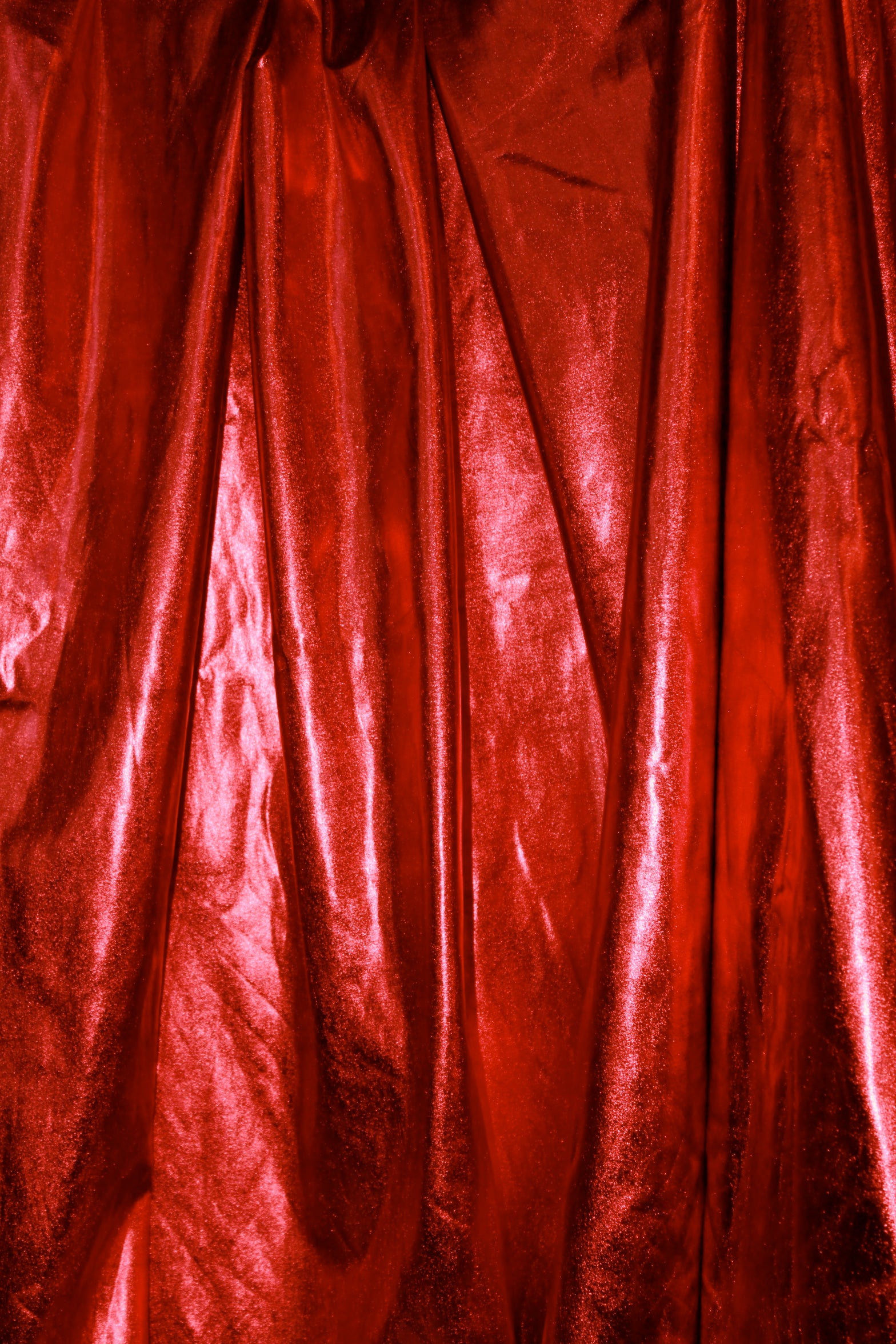 Red Metallic Spandex