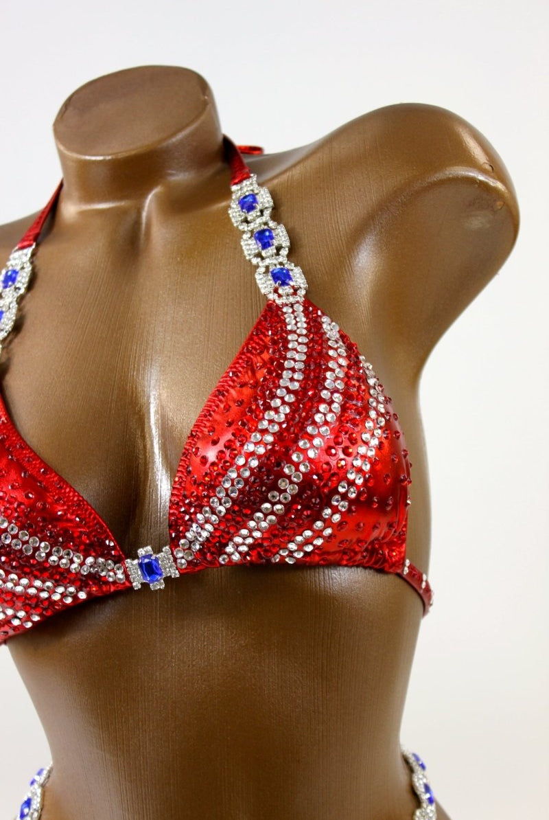 American Flag Figure Competition Suit - Saleyla