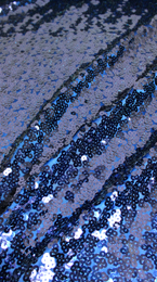 Navy Blue Sequin Poly/Spandex