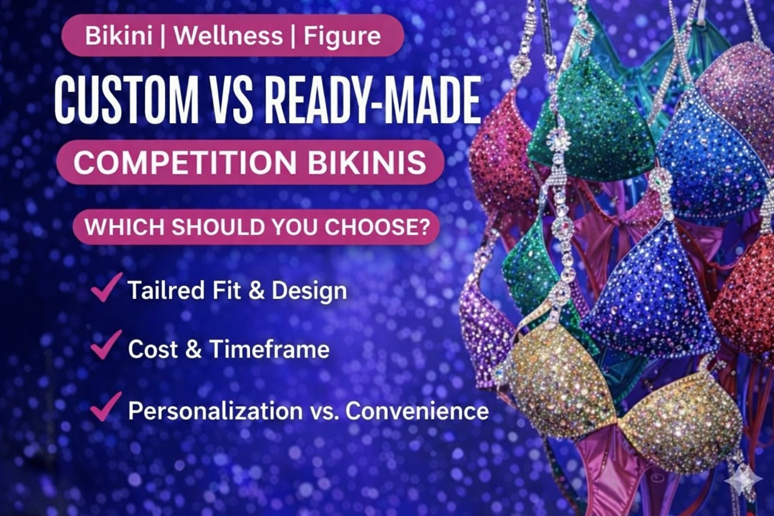 Custom vs Ready-Made Competition Bikinis: Which Should You Choose? (Real Cost Breakdown)