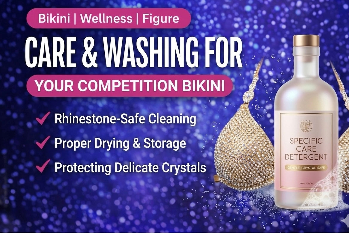 How to Wash & Care for Competition Bikini (Rhinestones Safe)