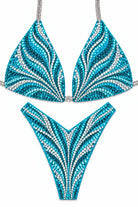 Zebra Glam — Aqua Turquoise