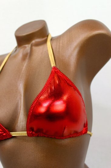 American Flag Metallic Spandex Bikini Suit - Saleyla