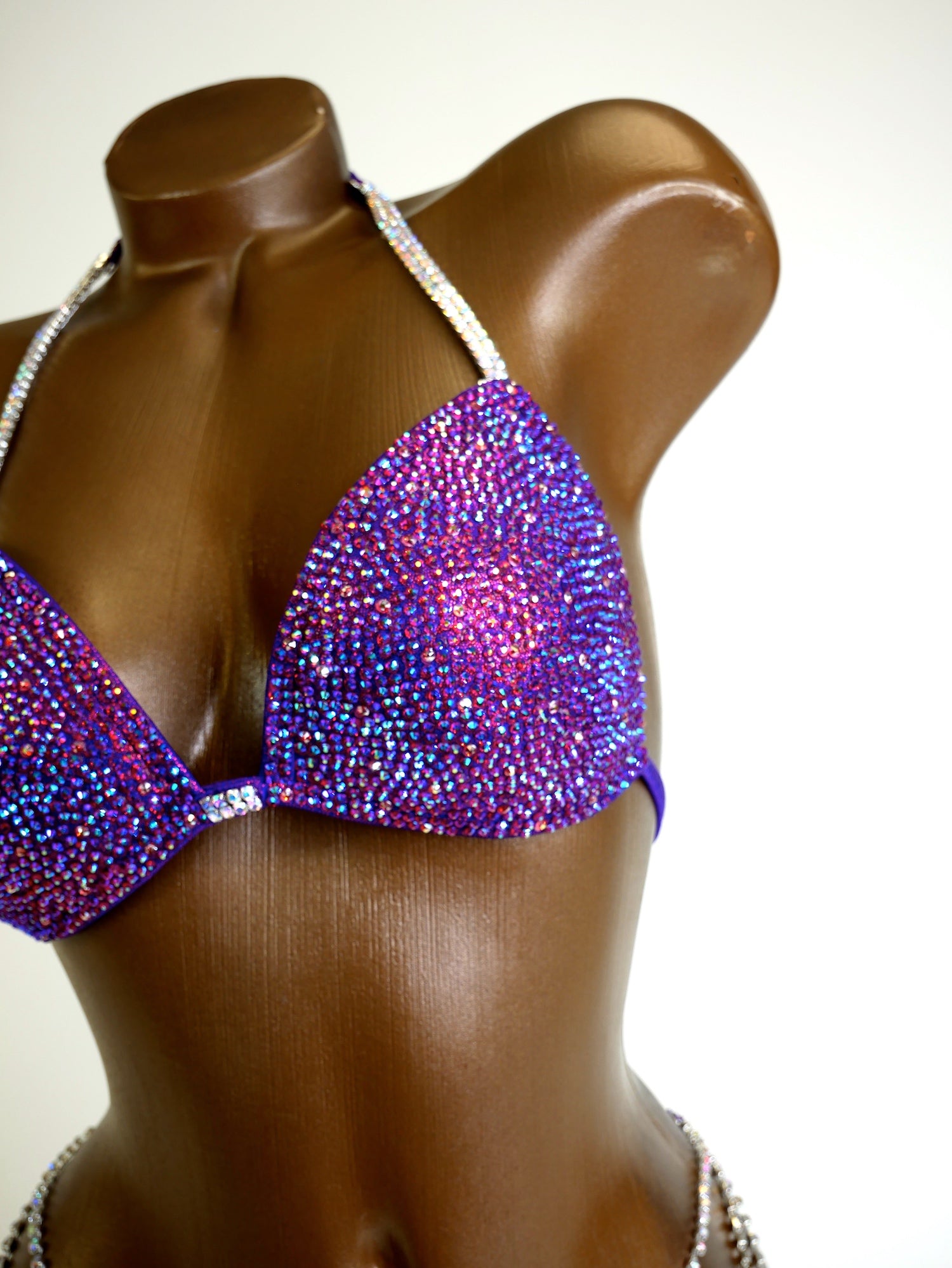 Sparkling jersey bikini set